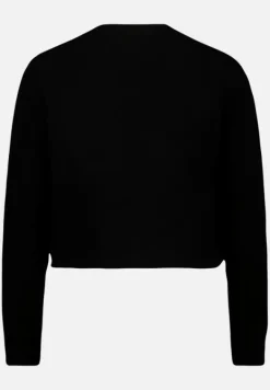 Betty Barclay Festliche Mode|Strick*Kaschmir-Strickjacke mit Rippbündchen Schwarz