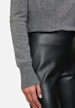 Betty Barclay Festliche Mode|Kaschmir*Kaschmir-Strickjacke mit Rippbündchen Grey Melange