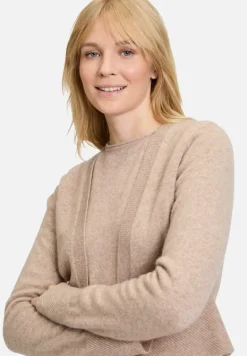 Betty Barclay Festliche Mode|Strick*Kaschmir-Strickjacke mit Rippbündchen FunghiMelange