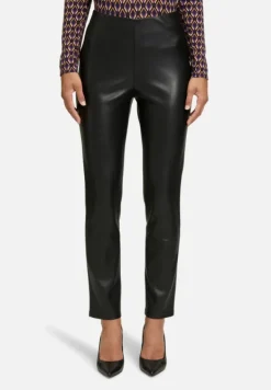 Betty Barclay Festliche Mode|Hosen*Kunstleder-Leggings Slim Fit Schwarz