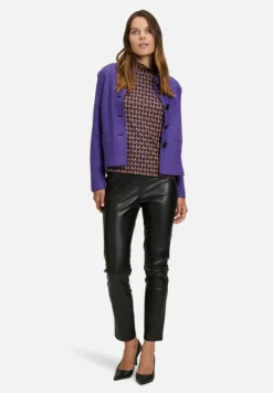 Betty Barclay Festliche Mode|Hosen*Kunstleder-Leggings Slim Fit Schwarz