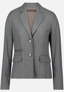 Betty Barclay Business Kleidung|Blazer*Kurzblazer langarm Mausgrau