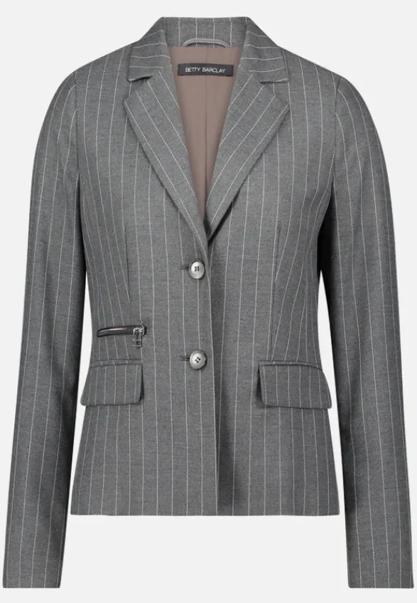 Betty Barclay Business Kleidung|Blazer*Kurzblazer langarm Mausgrau