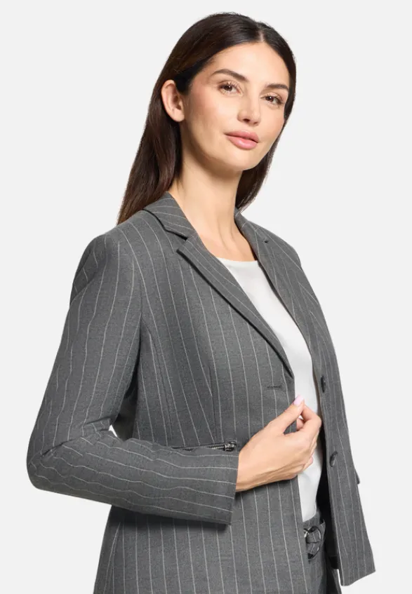 Betty Barclay Business Kleidung|Blazer*Kurzblazer langarm Mausgrau