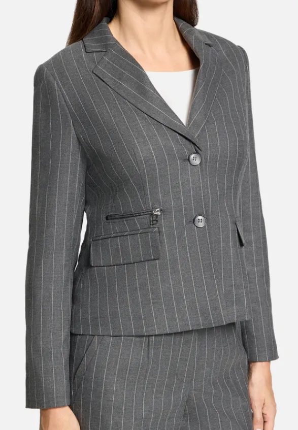 Betty Barclay Business Kleidung|Blazer*Kurzblazer langarm Mausgrau