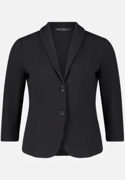 Betty Barclay Business Kleidung|Basics*Kurzblazer mit Knöpfen Schwarz