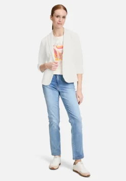 Betty Barclay Business Kleidung|Basics*Kurzblazer mit Knöpfen Rohweiß