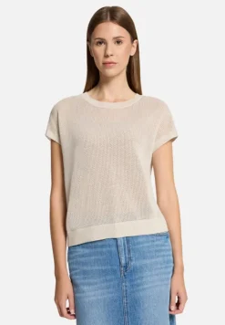 Betty Barclay Strick*Lochstrick-Pullover ohne Arm beige
