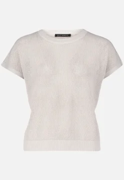 Betty Barclay Strick*Lochstrick-Pullover ohne Arm beige