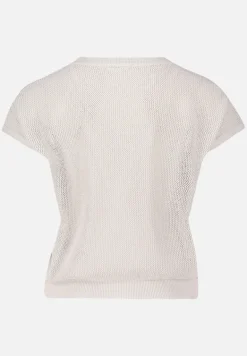 Betty Barclay Strick*Lochstrick-Pullover ohne Arm beige
