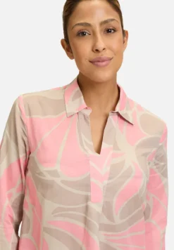 Betty Barclay Blusen*Longbluse langarm Nature/Rosé