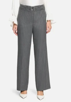 Betty Barclay Business Kleidung|Hosen*Marlene-Hose mit Bindegürtel Mausgrau