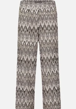 Betty Barclay Hosen*Marlene-Hose mit hohem Bund Weiß/Schwarz