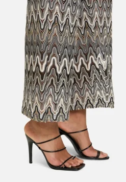 Betty Barclay Hosen*Marlene-Hose mit hohem Bund Weiß/Schwarz