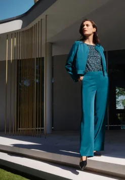 Betty Barclay Festliche Mode|Hosen*Marlene-Hose unifarben Magic Blue
