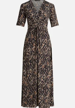 Betty Barclay Kleider*Maxikleid mit Raffung Dark Blue/Brown