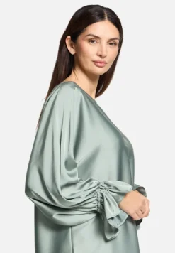 Betty Barclay Festliche Mode|Kleider*Midikleid langarm Chinois Green