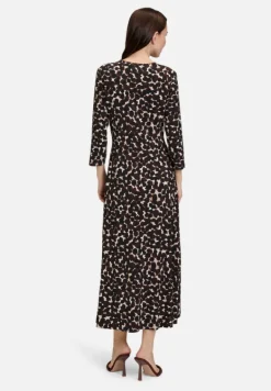 Betty Barclay Kleider*Midikleid mit Raffung Braun/Beige