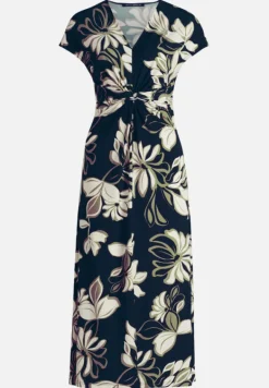 Betty Barclay Kleider*Midikleid mit Raffung Dark Blue/Green