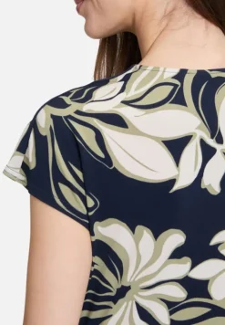 Betty Barclay Kleider*Midikleid mit Raffung Dark Blue/Green