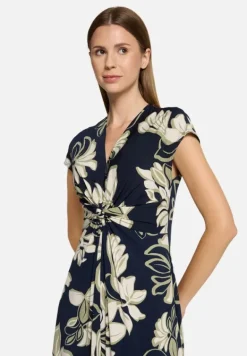Betty Barclay Kleider*Midikleid mit Raffung Dark Blue/Green
