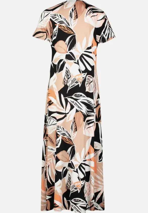 Betty Barclay Kleider*Midikleid mit Raffung Schwarz/Braun