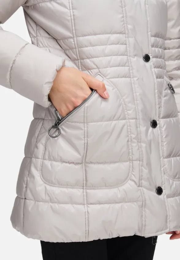 Betty Barclay Jacken*Outdoorjacke mit abnehmbarer Kapuze Silver Cloud