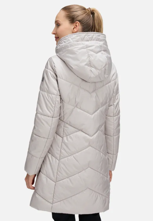 Betty Barclay Mäntel*Outdoorjacke mit abnehmbarer Kapuze Silver Cloud
