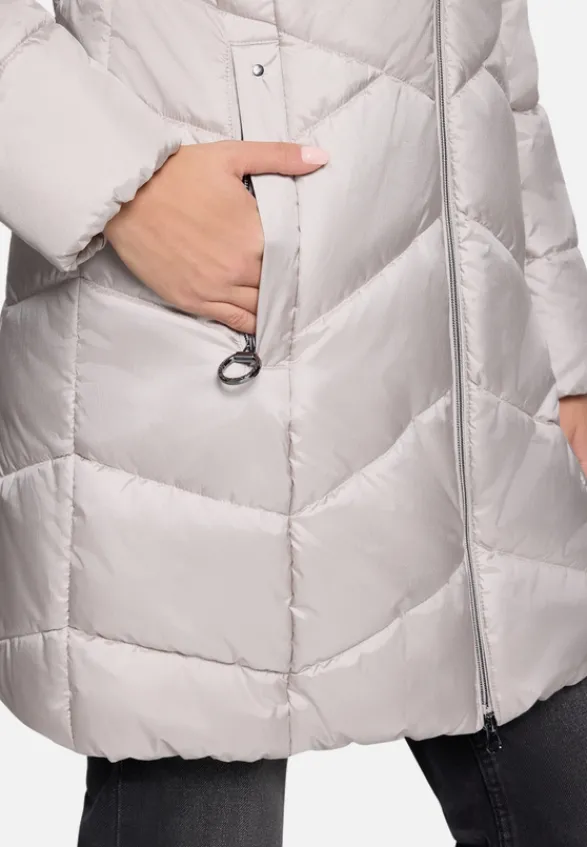 Betty Barclay Mäntel*Outdoorjacke mit abnehmbarer Kapuze Silver Cloud
