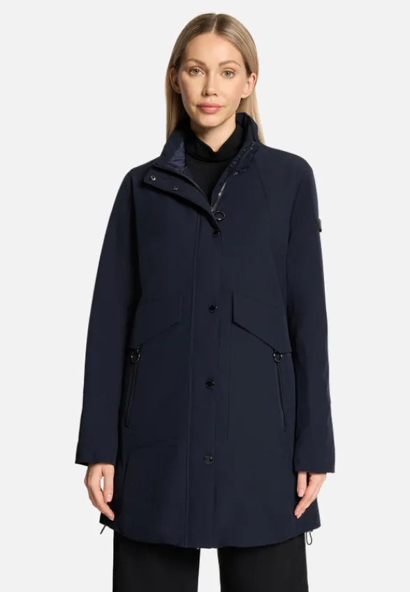 Betty Barclay Mäntel*Outdoorjacke mit abnehmbarer Kapuze Dunkelblau