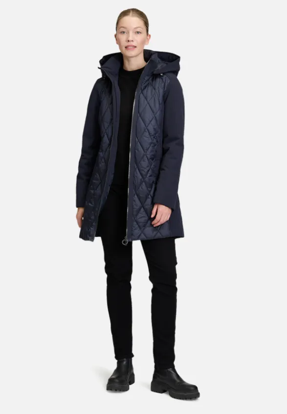 Betty Barclay Mäntel*Outdoorjacke mit abnehmbarer Kapuze Dunkelblau