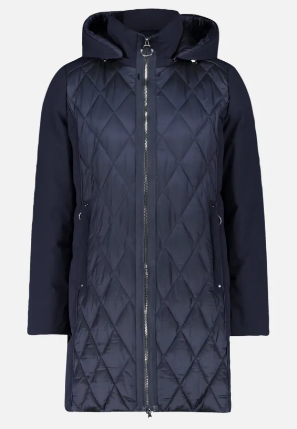 Betty Barclay Mäntel*Outdoorjacke mit abnehmbarer Kapuze Dunkelblau