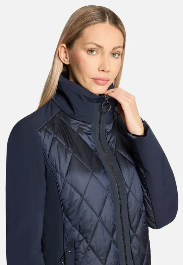 Betty Barclay Mäntel*Outdoorjacke mit abnehmbarer Kapuze Dunkelblau