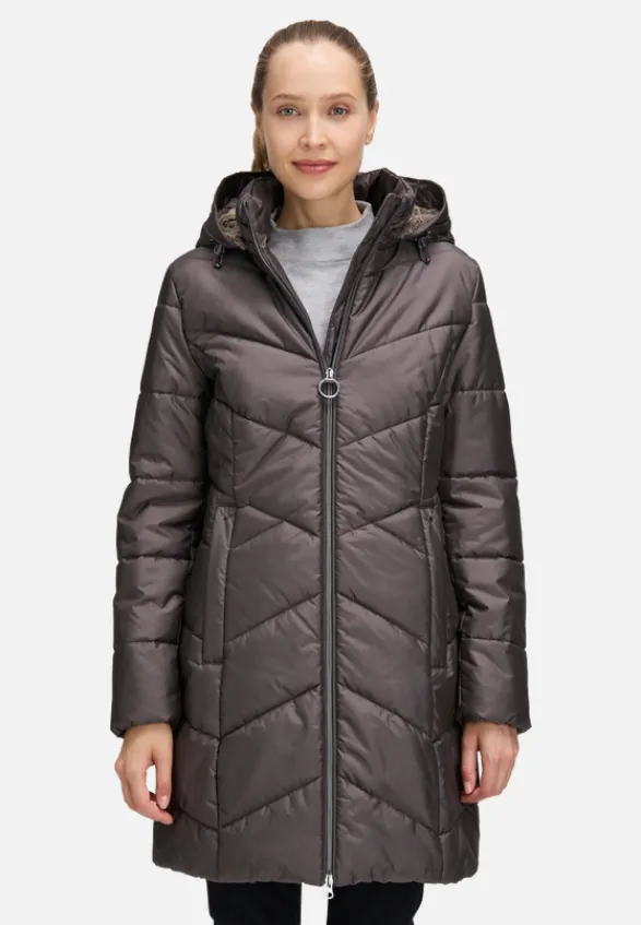Betty Barclay Mäntel*Outdoorjacke mit abnehmbarer Kapuze Dunkelbraun