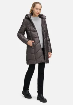 Betty Barclay Mäntel*Outdoorjacke mit abnehmbarer Kapuze Dunkelbraun