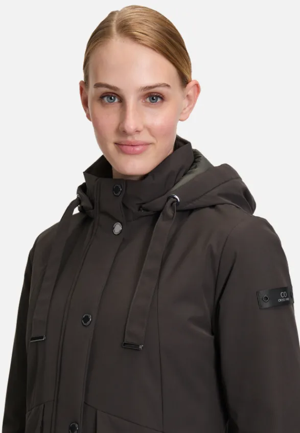 Betty Barclay Mäntel*Outdoorjacke mit abnehmbarer Kapuze Dunkelgrün
