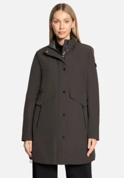 Betty Barclay Mäntel*Outdoorjacke mit abnehmbarer Kapuze Dunkelgrün