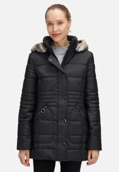 Betty Barclay Jacken*Outdoorjacke mit abnehmbarer Kapuze Schwarz