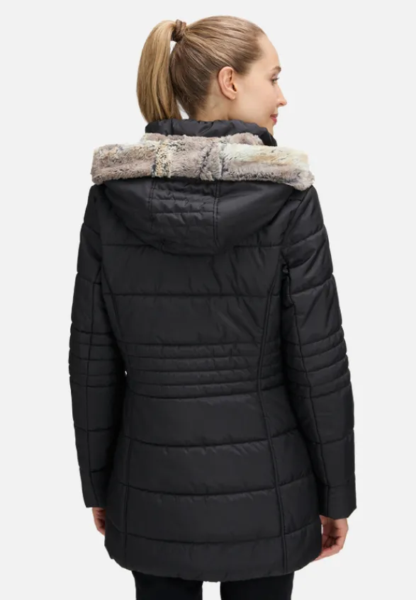 Betty Barclay Jacken*Outdoorjacke mit abnehmbarer Kapuze Schwarz