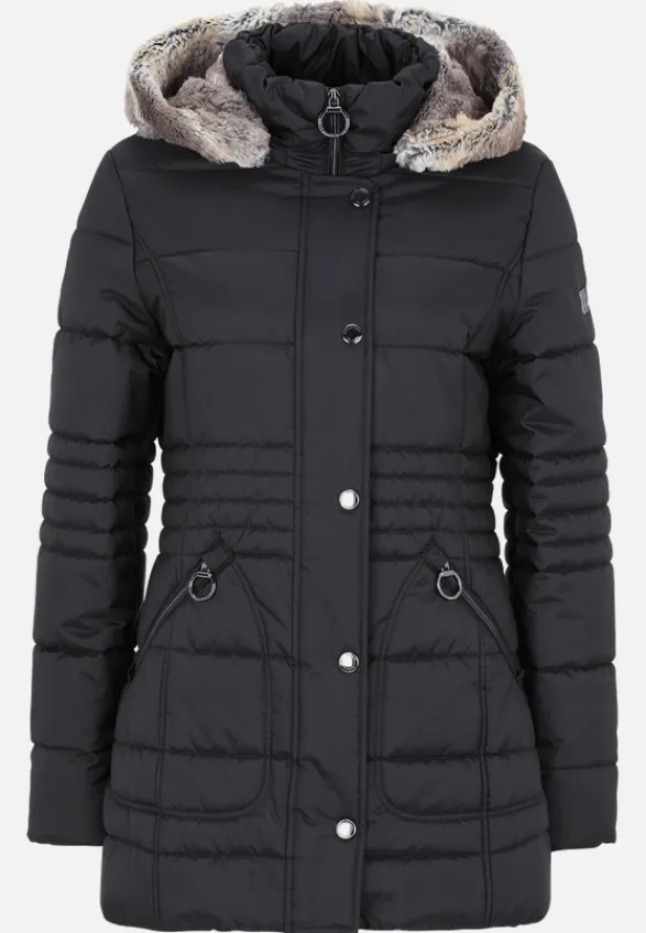 Betty Barclay Jacken*Outdoorjacke mit abnehmbarer Kapuze Schwarz