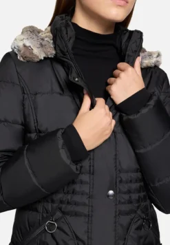 Betty Barclay Jacken*Outdoorjacke mit abnehmbarer Kapuze Schwarz