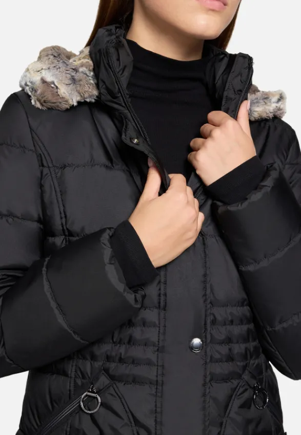 Betty Barclay Jacken*Outdoorjacke mit abnehmbarer Kapuze Schwarz