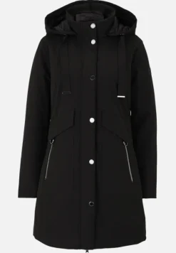 Betty Barclay Mäntel*Outdoorjacke mit abnehmbarer Kapuze Schwarz