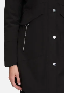 Betty Barclay Mäntel*Outdoorjacke mit abnehmbarer Kapuze Schwarz