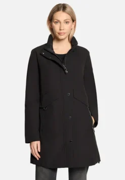 Betty Barclay Mäntel*Outdoorjacke mit abnehmbarer Kapuze Schwarz