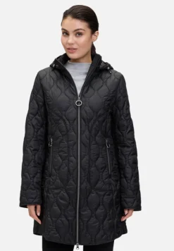 Betty Barclay Mäntel*Outdoorjacke mit abnehmbarer Kapuze Schwarz