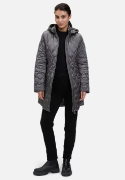 Betty Barclay Mäntel*Outdoorjacke mit abnehmbarer Kapuze Dunkel Grau