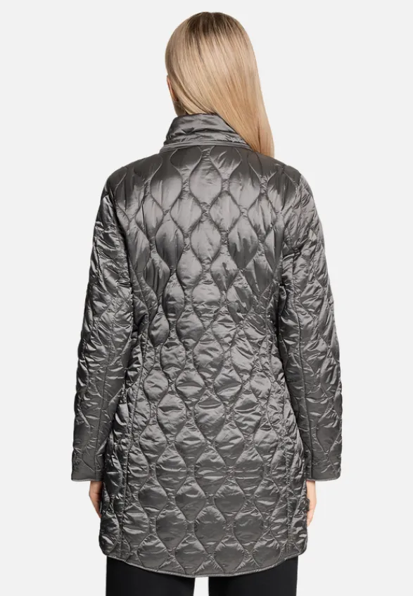 Betty Barclay Mäntel*Outdoorjacke mit abnehmbarer Kapuze Dunkel Grau