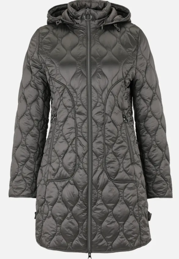 Betty Barclay Mäntel*Outdoorjacke mit abnehmbarer Kapuze Dunkel Grau