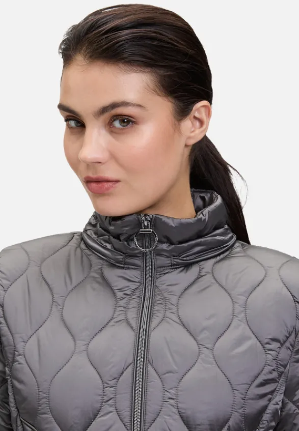 Betty Barclay Mäntel*Outdoorjacke mit abnehmbarer Kapuze Dunkel Grau